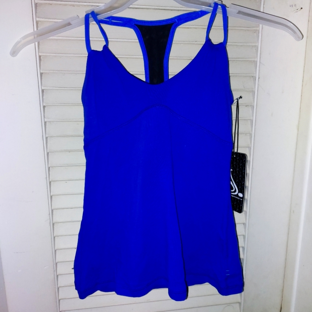 Blue Teardrop Racerback Tank - Picture 1 of 4